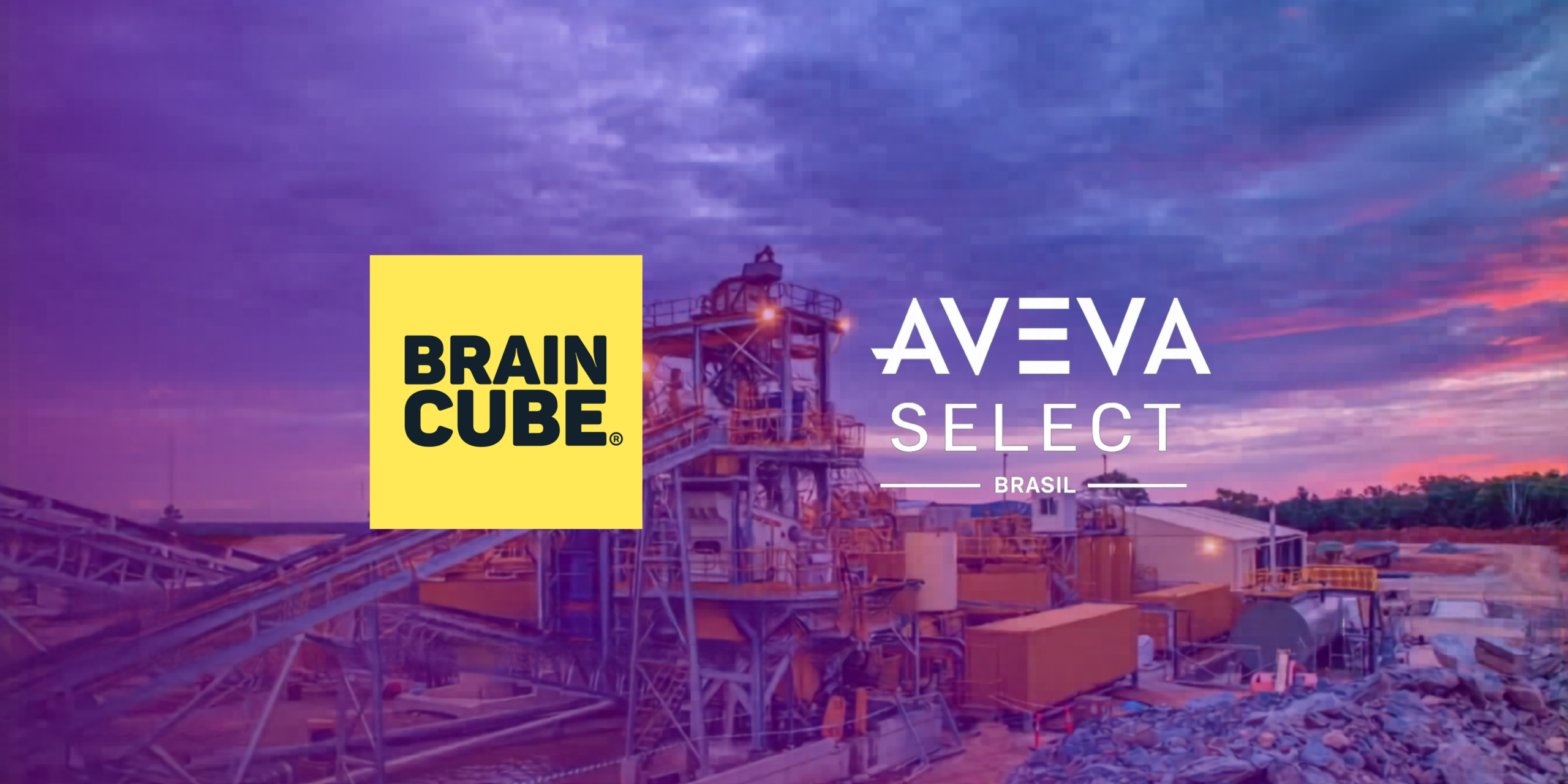 Mining processing plant at sunset with conveyors and crushing equipment, used as a webinar cover for “The Hidden Cost of Variability in Mineral Processing”